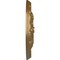 Ekena Millwork Amelia Ceiling Medallion (Fits Canopies up to 4 1/8"), Hand-Painted Pale Gold, 15 3/4"OD x 5/8"P CM16AMPAS - alternate 2